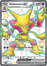 Alakazam ex 215/091 Shiny Ultra Rare from Paldean Fates