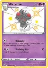 Alcremie SV058/SV122 Shiny Rare from Shining Fates