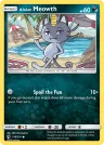 Alolan Meowth 118/214 Common from Lost Thunder