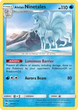 Alolan Ninetales 28/147 Rare from Burning Shadows