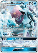 Alolan Ninetales-GX 22/145 Rare Holo GX from Guardians Rising