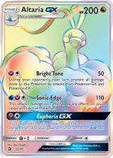 Altaria-GX 72/70 Rainbow Rare from Dragon Majesty