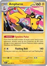 Ampharos 029/086 Rare from Chaos Rising