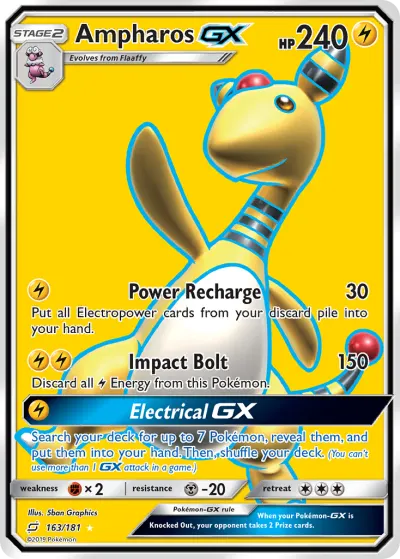 Ampharos-GX 163/181 Ultra Rare from Team Up