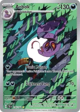 Arbok 176/162 Illustration Rare from Temporal Forces