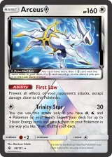 Arceus ◇ 96/131 Rare Prism Star from Forbidden Light