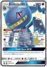 Banette-GX SV61/SV94 Shiny Rare GX from Hidden Fates