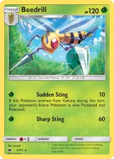 Beedrill 3/111 Rare from Crimson Invasion