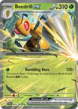 Beedrill ex 003/086 Double Rare from Chaos Rising