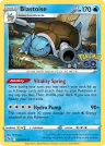 Blastoise 017/078 Rare Holo from Pokémon GO