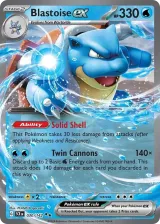 Blastoise ex 030/142 Double Rare from Stellar Crown