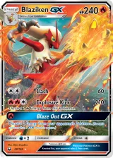 Blaziken-GX 28/168 Rare Holo GX from Celestial Storm