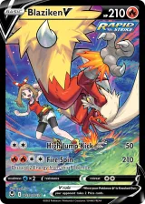 Blaziken V TG14/TG30 Rare Holo V from Silver Tempest