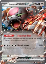Bloodmoon Ursaluna ex 141/167 Double Rare from Twilight Masquerade