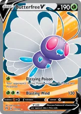 Butterfree V 177/189 Ultra Rare from Darkness Ablaze