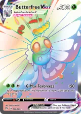 Butterfree VMAX 190/189 Rainbow Rare from Darkness Ablaze