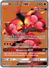 Buzzwole-GX 104/111 Ultra Rare from Crimson Invasion
