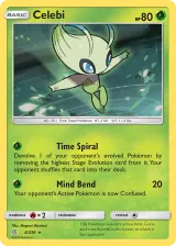 Celebi 4/236 Rare Holo from Unified Minds