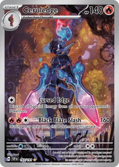 Ceruledge 197/191 Illustration Rare from Surging Sparks