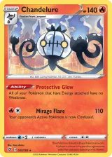 Chandelure 033/192 Rare Holo from Rebel Clash
