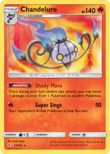 Chandelure 13/145 Rare Holo from Guardians Rising