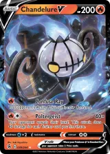 Chandelure V 039/264 Rare Holo V from Fusion Strike