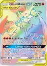 Charizard & Braixen-GX 251/236 Rainbow Rare from Cosmic Eclipse