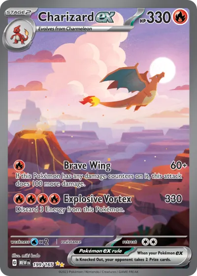 Charizard ex 199/165 Special Illustration Rare from 151