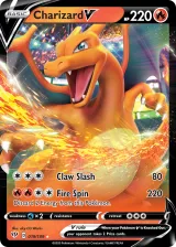 Charizard V 019/189 Rare Holo V from Darkness Ablaze