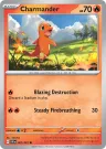 Charmander 007/091 Common from Paldean Fates