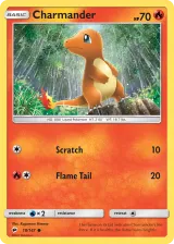 Charmander 18/147 Common from Burning Shadows
