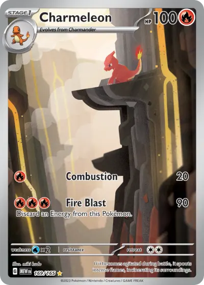 Charmeleon 169/165 Illustration Rare from 151