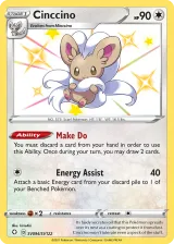 Cinccino SV094/SV122 Shiny Rare from Shining Fates