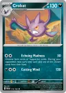Crobat 112/182 Uncommon from Paradox Rift