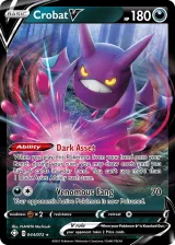 Crobat V 044/072 Rare Holo V from Shining Fates