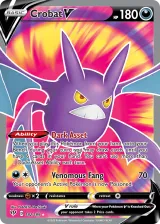 Crobat V 182/189 Ultra Rare from Darkness Ablaze