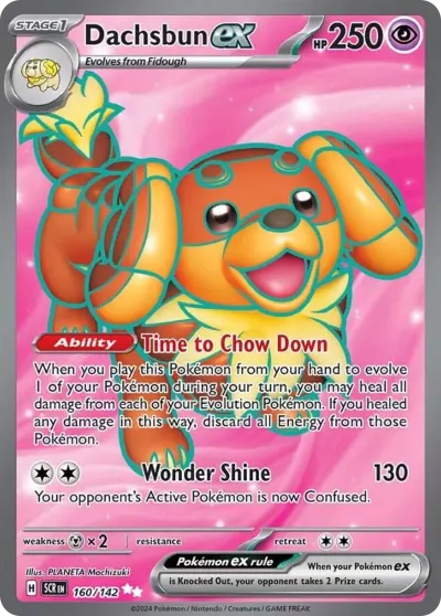 Dachsbun ex 160/142 Ultra Rare from Stellar Crown