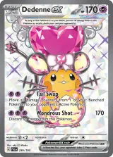 Dedenne ex 239/193 Ultra Rare from Paldea Evolved
