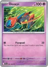 Deoxys 034/086 Uncommon from Chaos Rising