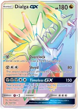 Dialga-GX 164/156 Rainbow Rare from Ultra Prism