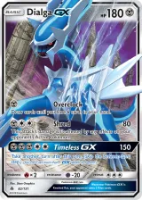 Dialga-GX 82/131 Rare Holo GX from Forbidden Light