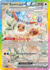 Eevee ex 167/131 Special Illustration Rare from Prismatic Evolutions