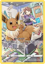 Eevee TG11/TG30 Trainer Gallery Rare Holo from Brilliant Stars