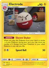 Electrode 39/181 Rare Holo from Team Up