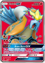 Entei-GX 71/73 Ultra Rare from Shining Legends