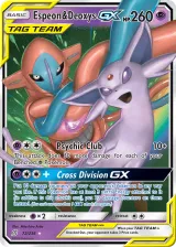 Espeon & Deoxys-GX 72/236 Rare Holo GX from Unified Minds
