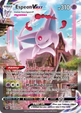 Espeon VMAX 270/264 Rainbow Rare from Fusion Strike