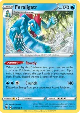 Feraligatr 057/264 Rare Holo from Fusion Strike