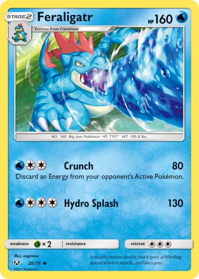 Feraligatr 20/73 Uncommon from Shining Legends