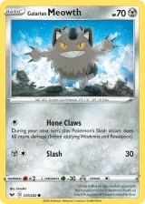 Galarian Meowth 127/202 Common from Sword & Shield Base
